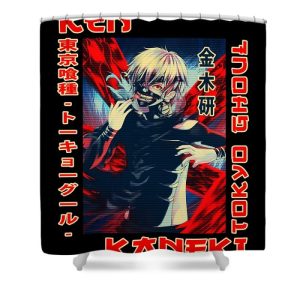 Kaneki Ken Retro Art Shower Curtain1 700x700 1 - Anime Shower Curtains