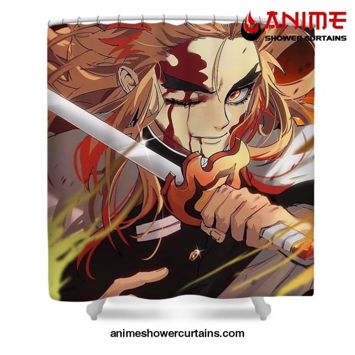 Kyojuro Rengoku Shower Curtain - Anime Shower Curtains