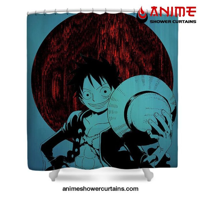 Luffy One Piece Shower Curtain - Anime Shower Curtains