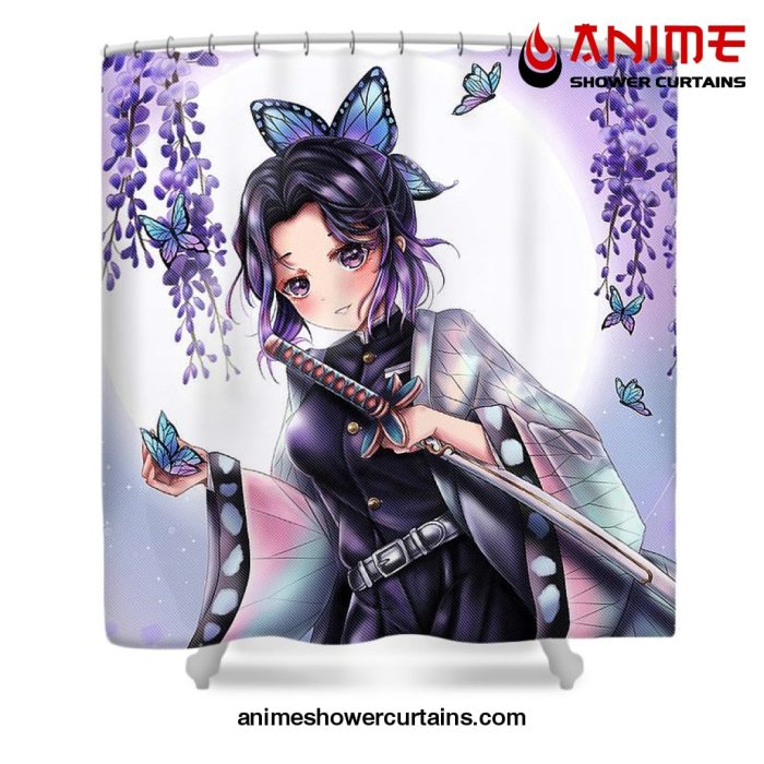 Shinobu Kocho Shower Curtain - Anime Shower Curtains