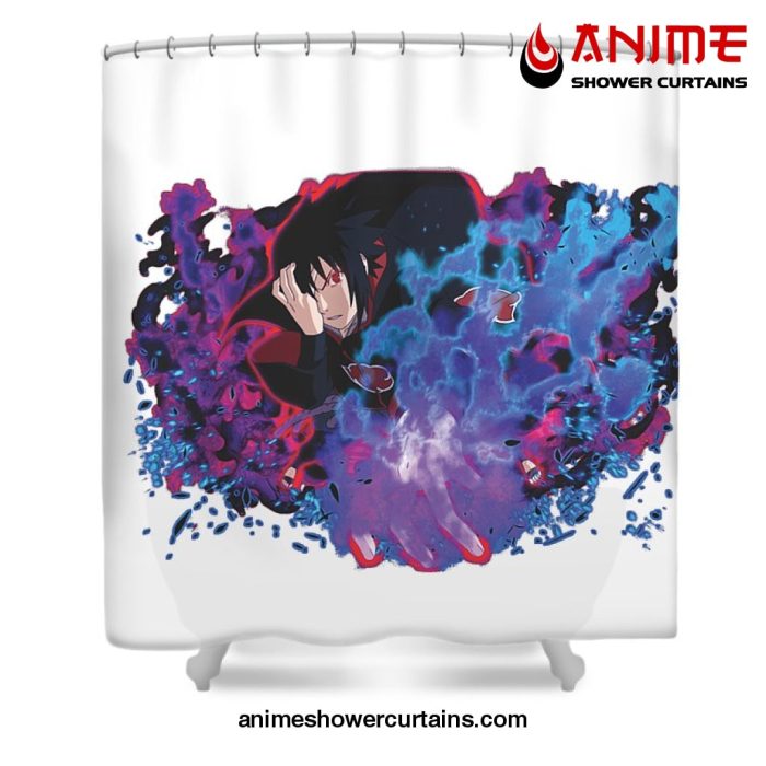 Uchiha Sasuke 3D Anime Shower Curtain - Anime Shower Curtains