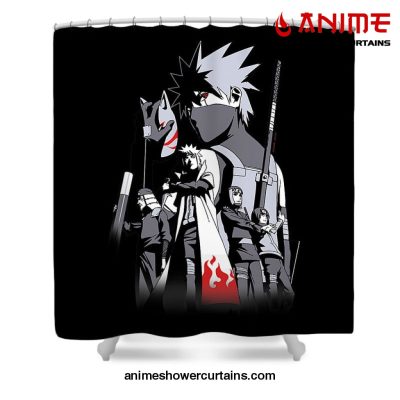 Naruto Shippuden Shower Curtain W59 X H71 / Black