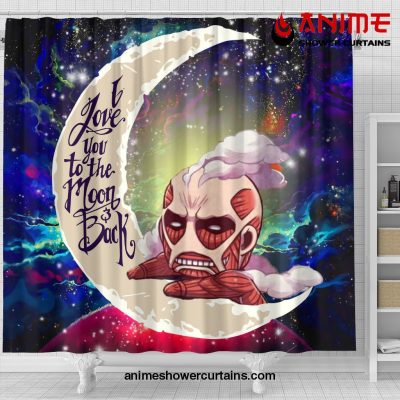 Attack On Titan Love You To The Moon Shower Curtain