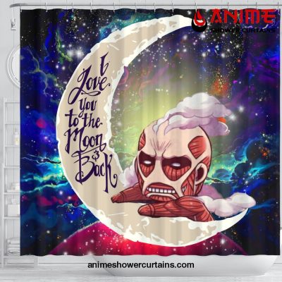 Attack On Titan Love You To The Moon Shower Curtain