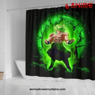 Broly Anime Moonlight Shower Curtain