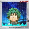 Deku Anime Shower Curtain Shower Curtain Bathroom Decor Official Shower Curtain Merch