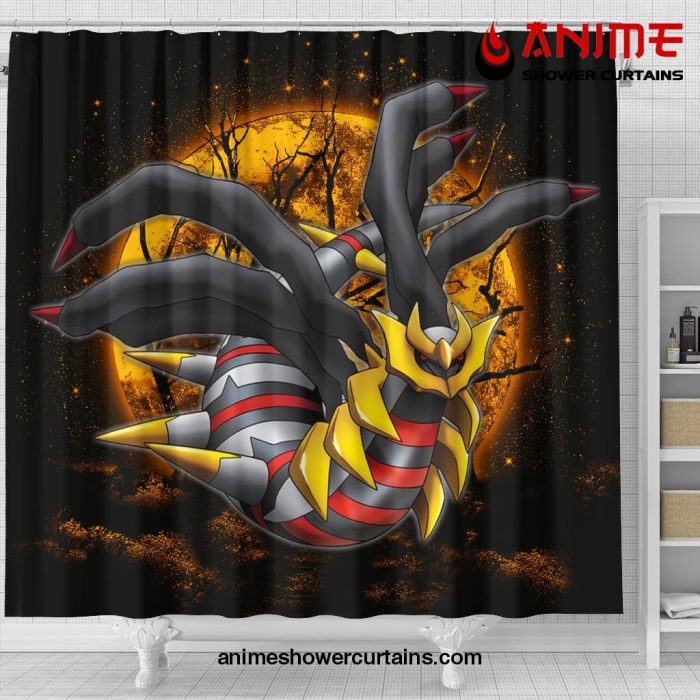 Giratina Pokemon Moonlight Shower Curtain