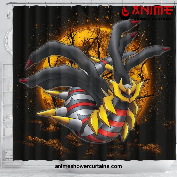 Giratina Pokemon Moonlight Shower Curtain