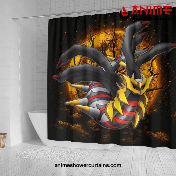 Giratina Pokemon Moonlight Shower Curtain