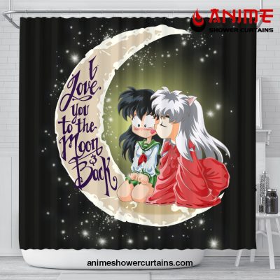 Inuyasha Kagome Shower Curtain Shower Curtain Bathroom Decor Official Shower Curtain Merch