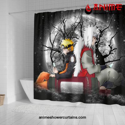 Jiraia Naruto Anime Moonlight Shower Curtain