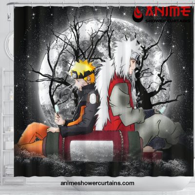 Jiraia Naruto Anime Moonlight Shower Curtain