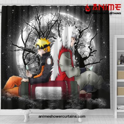 Jiraia Naruto Anime Moonlight Shower Curtain