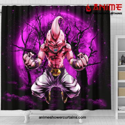 Kidbuu Dragon Ball Anime Moonlight Shower Curtain