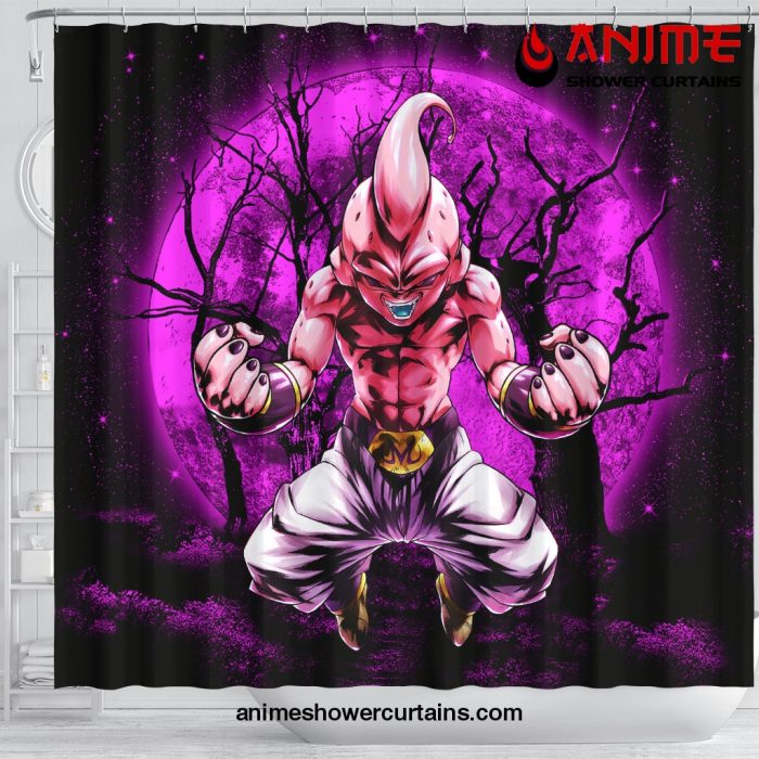 Kidbuu Dragon Ball Anime Moonlight Shower Curtain