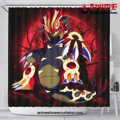 Pokemon Mega Proudon Moonlight Shower Curtain Shower Curtain Bathroom Decor Official Shower Curtain Merch