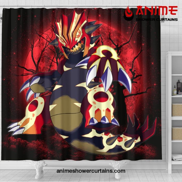 Pokemon Mega Proudon Moonlight Shower Curtain