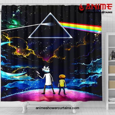 Rick And Morty Galaxy Shower Curtain
