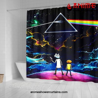 Rick And Morty Galaxy Shower Curtain