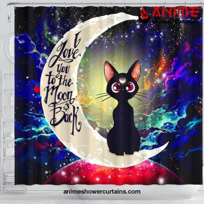 Sailor Moon Cat Love You To The Galaxy Shower Curtain