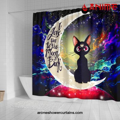 Sailor Moon Cat Love You To The Galaxy Shower Curtain