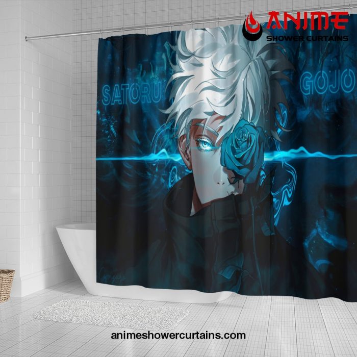 Satoru Gojo Jujutsu Kaisen Anime Shower Curtain