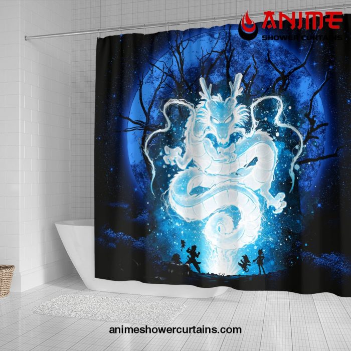 Shenron Dragon Ball Anime Moonlight Shower Curtain