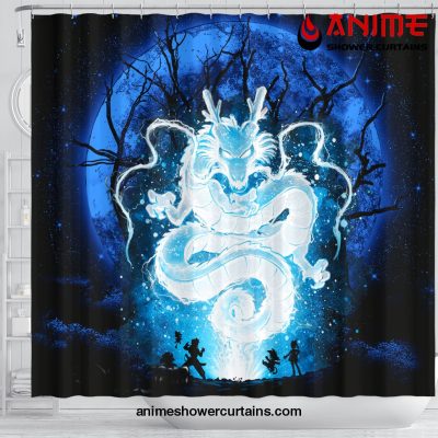 Shenron Dragon Ball Anime Moonlight Shower Curtain