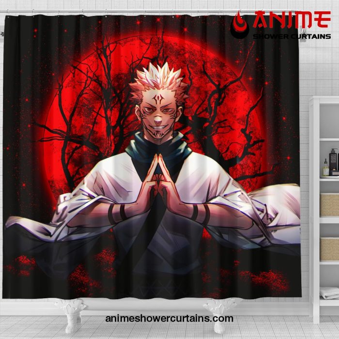 Sukuna Anime Moonlight Shower Curtain