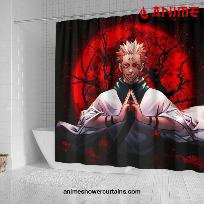 Sukuna Anime Moonlight Shower Curtain