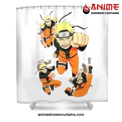 Akatsuki Naruto Shower Curtain W59 X H71 / White
