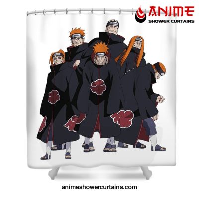 Akatsuki Team Shower Curtain W59 X H71 / White