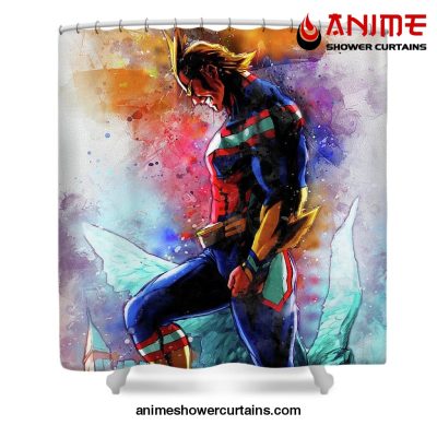 All Might Shower Artwork Curtain