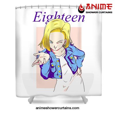 Android 18 Shower Curtain W59 X H71 / White