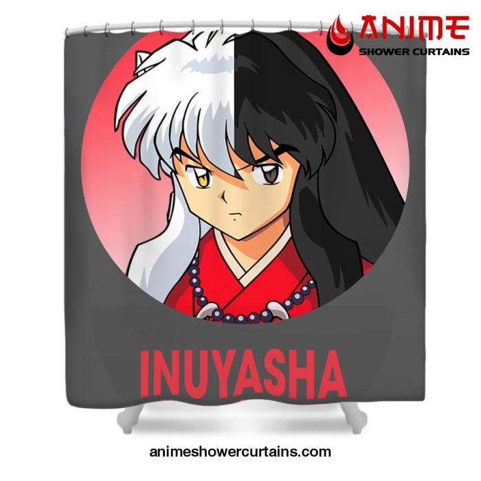 Anime Art Inuyasha Shower Curtain W59 X H71 / Gray