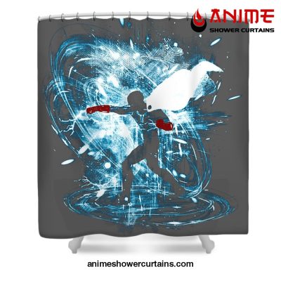 Anime Manga Saitama Shower Curtain W59 X H71 / Gray