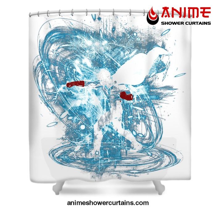 Anime Manga Saitama Shower Curtain W59 X H71 / White