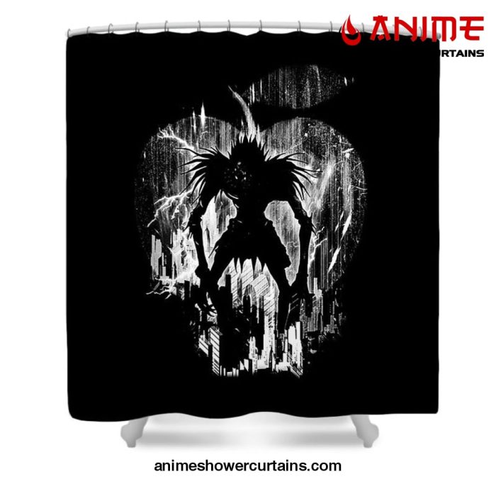 Anime Ryuk Shower Curtain W59 X H71 / Black