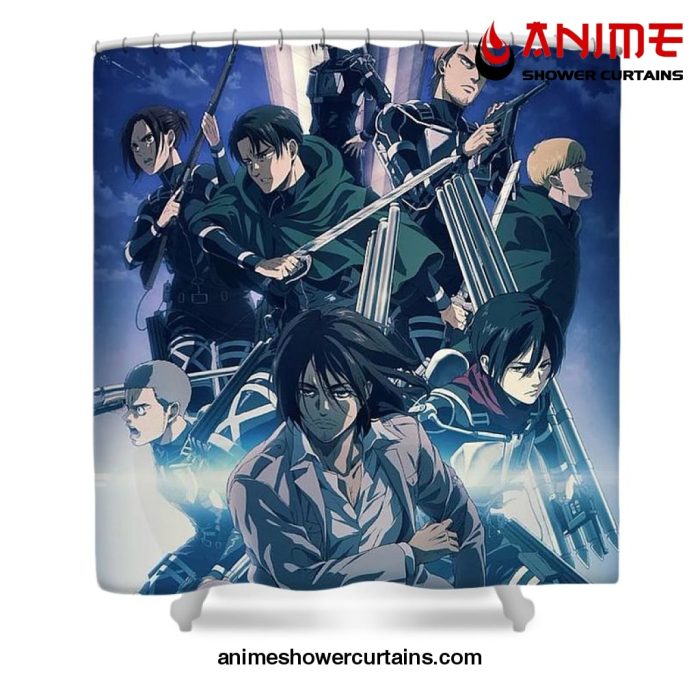 Aot Art Print Shower Curtain