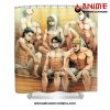 Aot Characters Shower Curtain