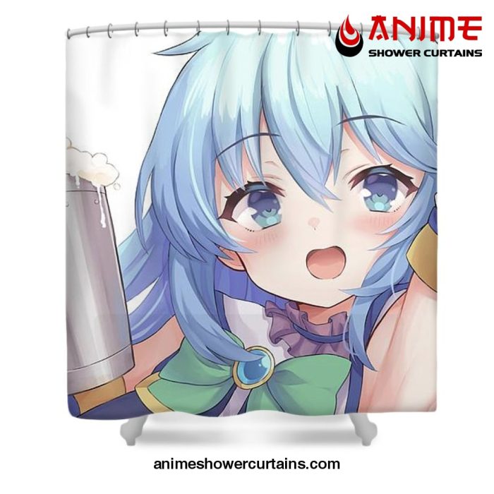 Aqua Konosuba Shower Curtain