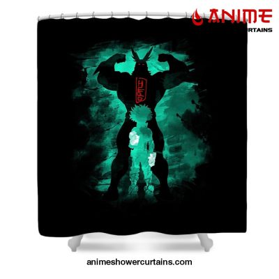 Art My Hero Academia Shower Curtain W59 X H71 / Black