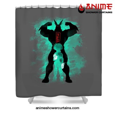 Art My Hero Academia Shower Curtain W59 X H71 / Gray