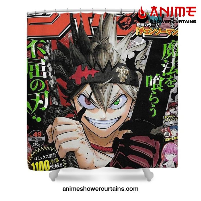 Asta Shonen Jump Cover Shower Curtain