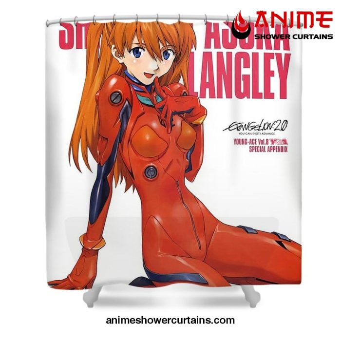 Asuka Langley Soryu Shower Curtain