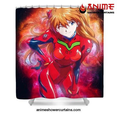 Asuka Soryu Langley Artwork Shower Curtain