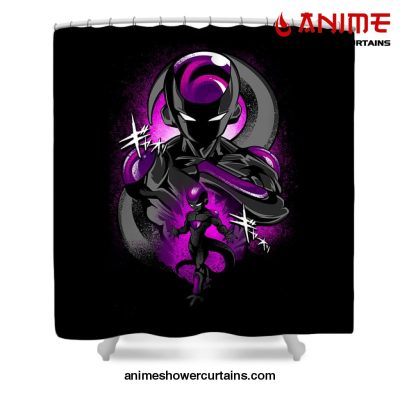 Attack Of Freeza Shower Curtain W59 X H71 / Black