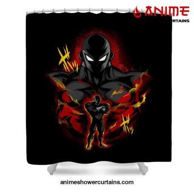 Attack Of Jiren Shower Curtain W59 X H71 / Black