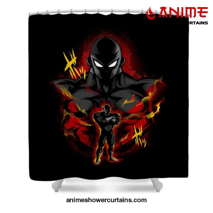 Attack Of Jiren Shower Curtain W59 X H71 / Black