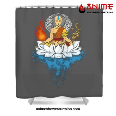 Avatar Meditate Shower Curtain W59 X H71 / Gray